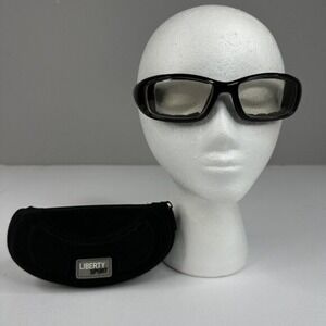 Liberty Sport Rider #203 Kids Black Athletic Sports Goggles Eyewear with Case